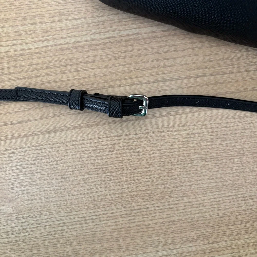 Forever 21 Black Crossbody Bag Purse Small Compact Size With Adjustable Strap